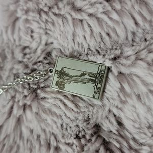 Tarot Card Necklace "The Hermit"
